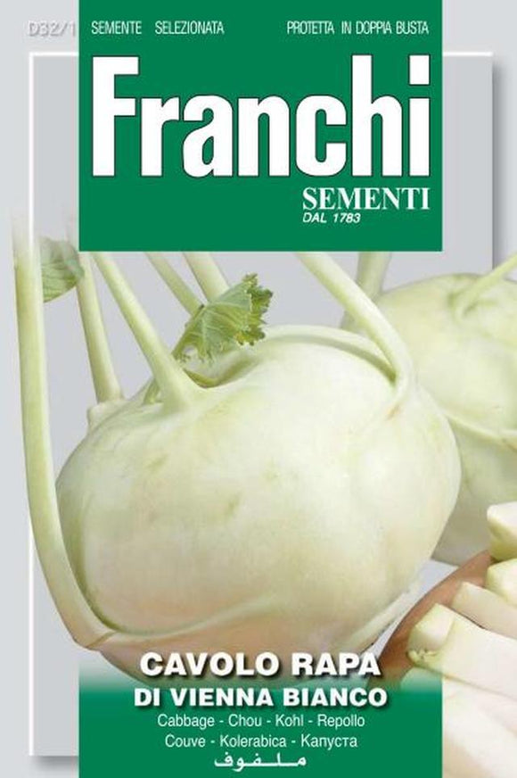 Kohl Rabi Of Vienna White - Green's of Ireland Online Garden Shop.  Vegetable Seeds, Franchi, Daffodil Bulbs, Tulip Bulbs, Crocus Bulbs, Autumn Bulbs, Bulbs, Cheap Bulbs