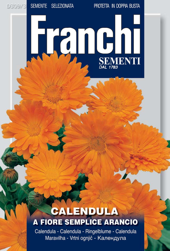 Flowers Seed Calendula single orange - Green's of Ireland Online Garden Shop.  Vegetable Seeds, Franchi, Daffodil Bulbs, Tulip Bulbs, Crocus Bulbs, Autumn Bulbs, Bulbs, Cheap Bulbs