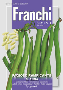 Climbing French Bean  St.Anna<p/> - Green's of Ireland Online Garden Shop.  Vegetable Seeds, Franchi, Daffodil Bulbs, Tulip Bulbs, Crocus Bulbs, Autumn Bulbs, Bulbs, Cheap Bulbs