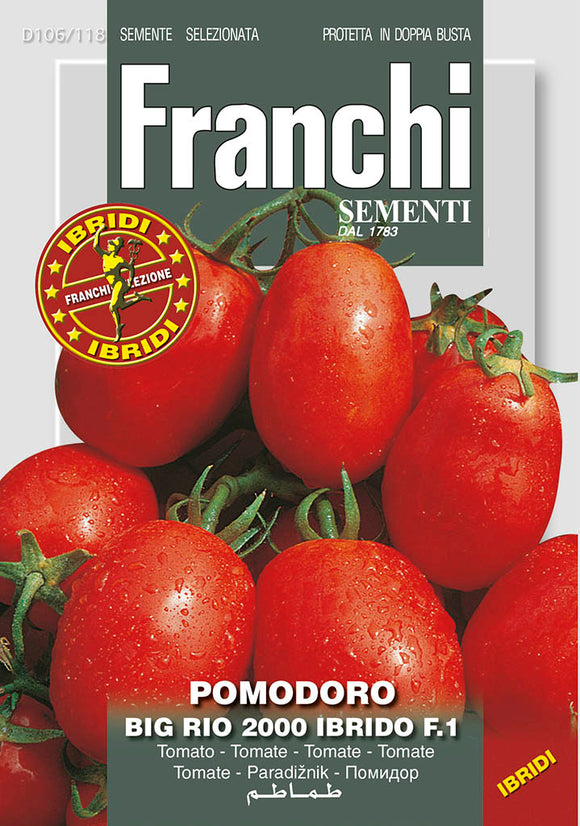 Tomatoes  'Big Rio' F1 - Green's of Ireland Online Garden Shop.  Vegetable Seeds, Franchi, Daffodil Bulbs, Tulip Bulbs, Crocus Bulbs, Autumn Bulbs, Bulbs, Cheap Bulbs
