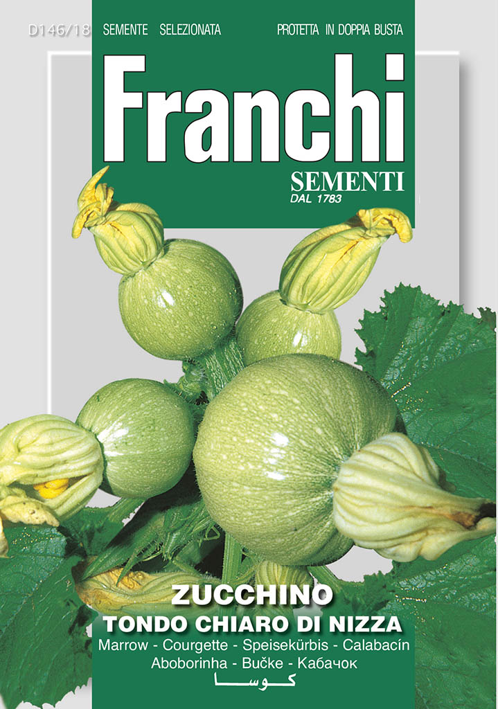 Courgette Ronde de Nice - Green's of Ireland Online Garden Shop.  Vegetable Seeds, Franchi, Daffodil Bulbs, Tulip Bulbs, Crocus Bulbs, Autumn Bulbs, Bulbs, Cheap Bulbs