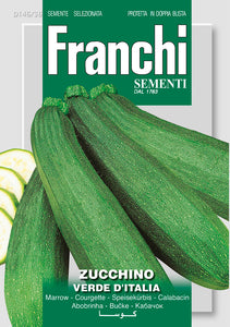 Courgette  'Verde D’Italia' - Green's of Ireland Online Garden Shop.  Vegetable Seeds, Franchi, Daffodil Bulbs, Tulip Bulbs, Crocus Bulbs, Autumn Bulbs, Bulbs, Cheap Bulbs