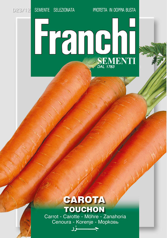 Carrots  'Touchon'  - Green's of Ireland Online Garden Shop.  Vegetable Seeds, Franchi, Daffodil Bulbs, Tulip Bulbs, Crocus Bulbs, Autumn Bulbs, Bulbs, Cheap Bulbs