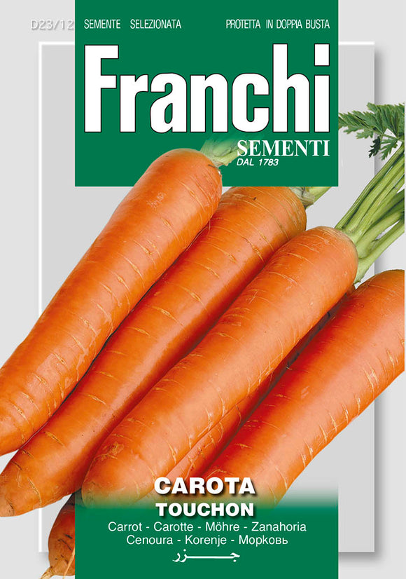 Carrots  'Touchon'  - Green's of Ireland Online Garden Shop.  Vegetable Seeds, Franchi, Daffodil Bulbs, Tulip Bulbs, Crocus Bulbs, Autumn Bulbs, Bulbs, Cheap Bulbs