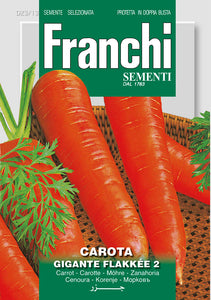 Carrots  'Flakkee Gigante'  - Green's of Ireland Online Garden Shop.  Vegetable Seeds, Franchi, Daffodil Bulbs, Tulip Bulbs, Crocus Bulbs, Autumn Bulbs, Bulbs, Cheap Bulbs
