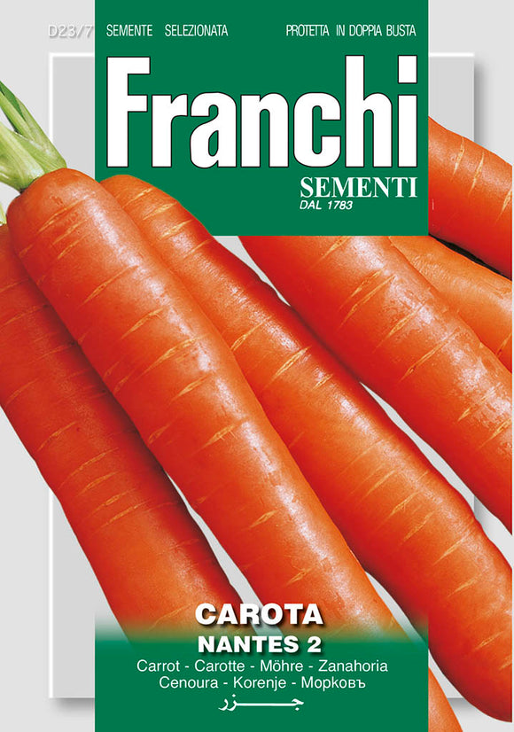 Carrots  'De Nantes 2'  - Green's of Ireland Online Garden Shop.  Vegetable Seeds, Franchi, Daffodil Bulbs, Tulip Bulbs, Crocus Bulbs, Autumn Bulbs, Bulbs, Cheap Bulbs