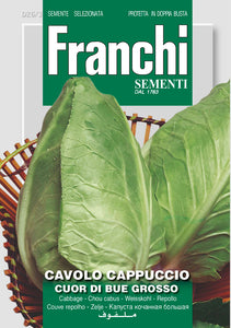 Cabbage  Cuor Di Bue Grosso  - Green's of Ireland Online Garden Shop.  Vegetable Seeds, Franchi, Daffodil Bulbs, Tulip Bulbs, Crocus Bulbs, Autumn Bulbs, Bulbs, Cheap Bulbs