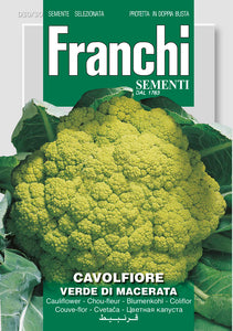 Cauliflower of Macerata - Green's of Ireland Online Garden Shop.  Vegetable Seeds, Franchi, Daffodil Bulbs, Tulip Bulbs, Crocus Bulbs, Autumn Bulbs, Bulbs, Cheap Bulbs