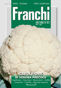 Cauliflower Of Verona Precoce - Green's of Ireland Online Garden Shop.  Vegetable Seeds, Franchi, Daffodil Bulbs, Tulip Bulbs, Crocus Bulbs, Autumn Bulbs, Bulbs, Cheap Bulbs