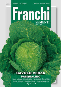 Savoy Cabbage Pasqualino  - Green's of Ireland Online Garden Shop.  Vegetable Seeds, Franchi, Daffodil Bulbs, Tulip Bulbs, Crocus Bulbs, Autumn Bulbs, Bulbs, Cheap Bulbs