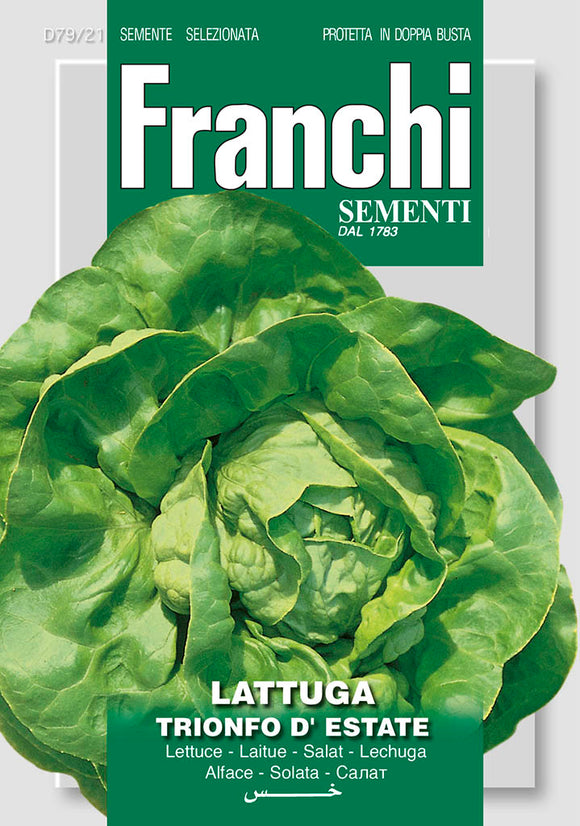 Lettuce  Trionfo D'Estate - Green's of Ireland Online Garden Shop.  Vegetable Seeds, Franchi, Daffodil Bulbs, Tulip Bulbs, Crocus Bulbs, Autumn Bulbs, Bulbs, Cheap Bulbs