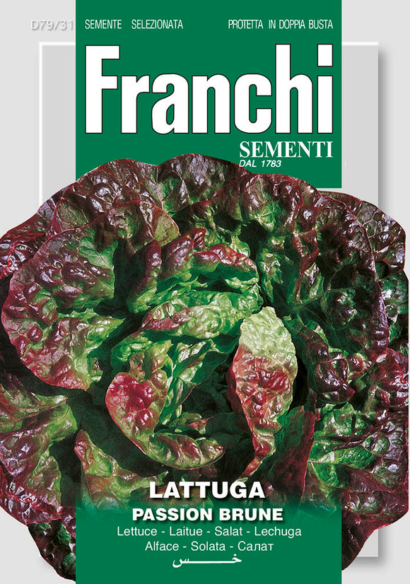 Lettuce  Passion Brune - Green's of Ireland Online Garden Shop.  Vegetable Seeds, Franchi, Daffodil Bulbs, Tulip Bulbs, Crocus Bulbs, Autumn Bulbs, Bulbs, Cheap Bulbs