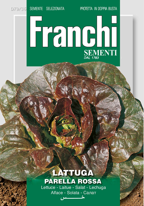 Lettuce  Parella Rossa - Green's of Ireland Online Garden Shop.  Vegetable Seeds, Franchi, Daffodil Bulbs, Tulip Bulbs, Crocus Bulbs, Autumn Bulbs, Bulbs, Cheap Bulbs