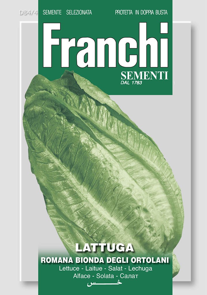 Romaine Lettuce  Bionda Ortolani - Green's of Ireland Online Garden Shop.  Vegetable Seeds, Franchi, Daffodil Bulbs, Tulip Bulbs, Crocus Bulbs, Autumn Bulbs, Bulbs, Cheap Bulbs