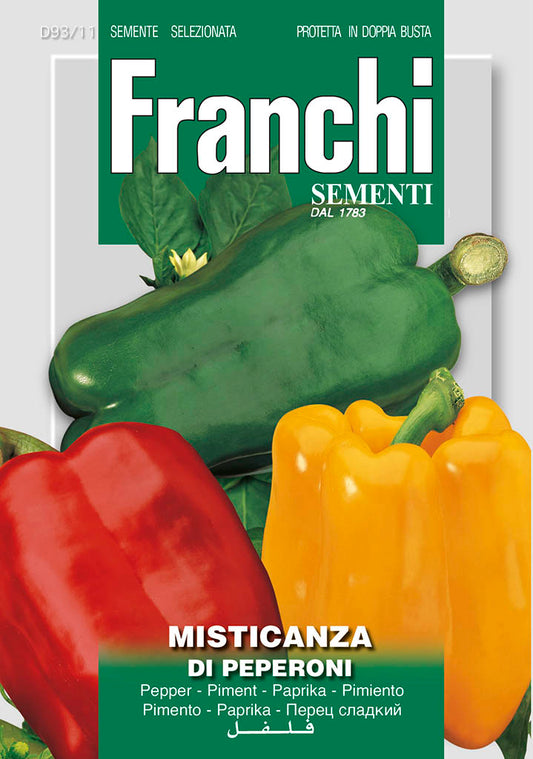 Mixed Bell Peppers - Green's of Ireland Online Garden Shop.  Vegetable Seeds, Franchi, Daffodil Bulbs, Tulip Bulbs, Crocus Bulbs, Autumn Bulbs, Bulbs, Cheap Bulbs